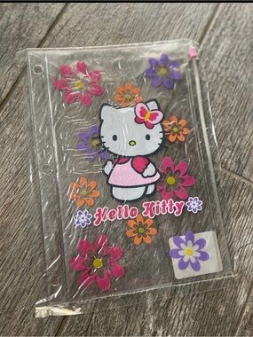 Sanrio Hello Kitty Vintage 2000 Binder Pencil Case NWT Rare
